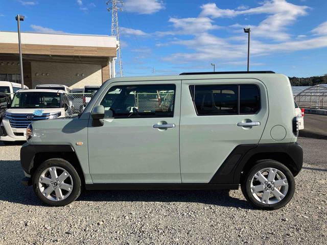 タフトＧガラスルーフ　ルーフレール　１５インチアルミホイール　ＬＥＤヘッドライト＆フォグランプ　バックカメラ　シートヒーター　電動パーキングブレーキ　コーナーセンサー　衝突被害軽減ブレーキ（千葉県）の中古車