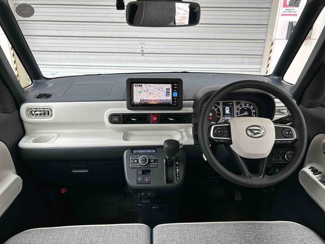 ムーヴキャンバスストライプスＧターボ　純正ナビ　ＥＴＣ　ドライブレコーダー保証　新車保証・まごころ保証　１年間・走行距離無制限付き　純正７インチナビ　ＥＴＣ車載器　ドライブレコーダー　両側電動スライドドア　アダプティブクルーズコントロール　前席シートヒーター（東京都）の中古車