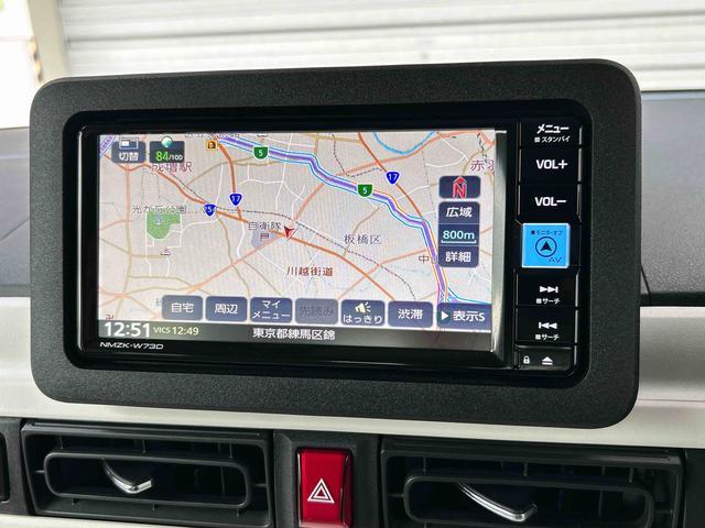 ムーヴキャンバスストライプスＧターボ　純正ナビ　ＥＴＣ　ドライブレコーダー保証　新車保証・まごころ保証　１年間・走行距離無制限付き　純正７インチナビ　ＥＴＣ車載器　ドライブレコーダー　両側電動スライドドア　アダプティブクルーズコントロール　前席シートヒーター（東京都）の中古車