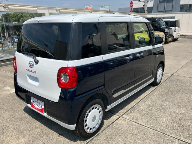 ムーヴキャンバスストライプスＧターボ保証　新車保証・まごころ保証　１年間・走行距離無制限付き（東京都）の中古車