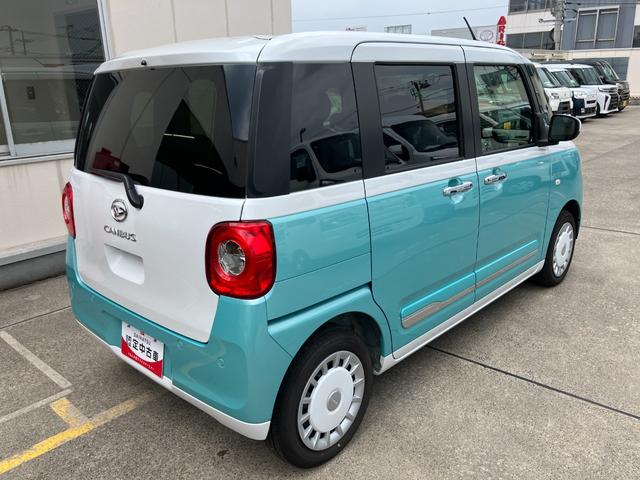 ムーヴキャンバスストライプスＧ　両側電動スライドドア　シートヒーター保証　新車保証・まごころ保証　１年間・走行距離無制限付き　両側電動スライドドア　キーフリーシステム　前席シートヒーター　電動パーキングブレーキ　ＬＥＤフォグランプ　ＬＥＤヘッドランプ（東京都）の中古車