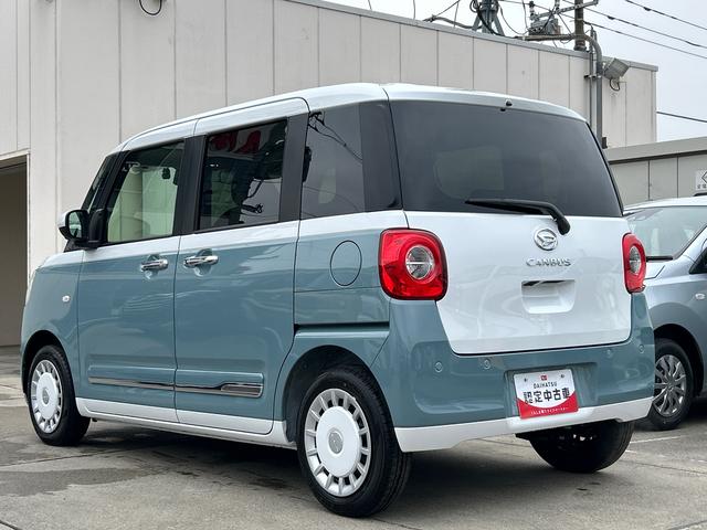 ムーヴキャンバスストライプスＧ７インチナビ・パノラマカメラ・ドラレコ装備保証　新車保証・まごころ保証　１年間・走行距離無制限付き（東京都）の中古車