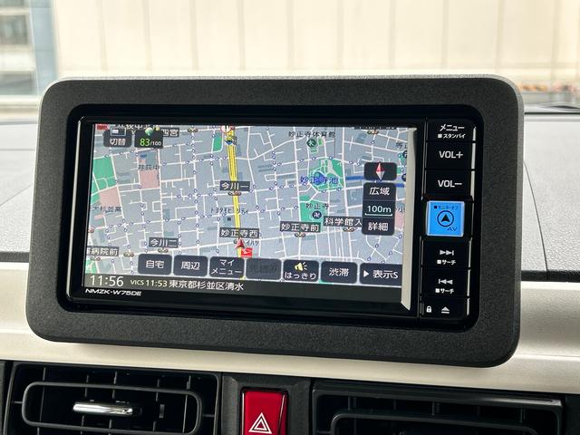 ムーヴキャンバスストライプスＧ７インチナビ・パノラマカメラ・ドラレコ装備保証　新車保証・まごころ保証　１年間・走行距離無制限付き（東京都）の中古車