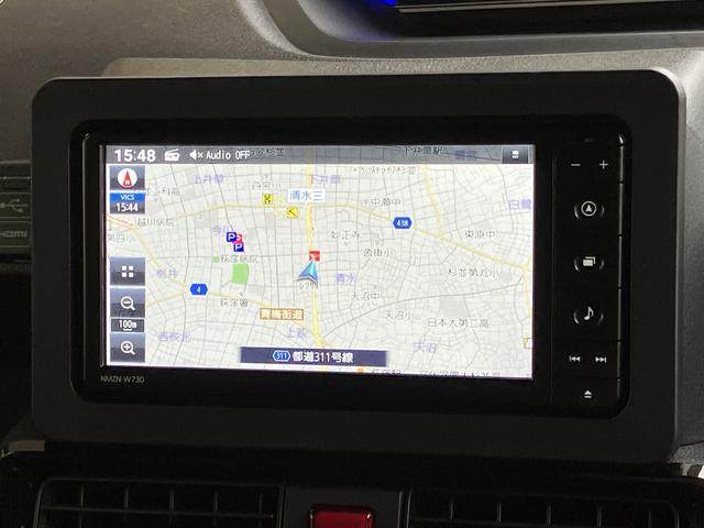 タントカスタムＲＳ７インチナビ・バックカメラ・ドラレコ・ＥＴＣ装備保証　新車保証・まごころ保証　１年間・走行距離無制限付き（東京都）の中古車
