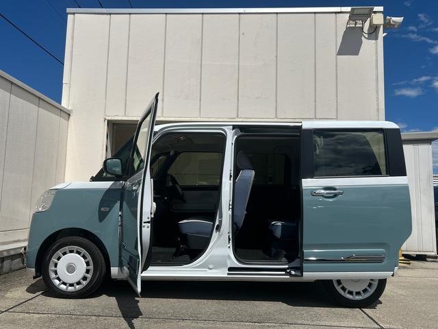 ムーヴキャンバスストライプスGターボ保証 新車保証・まごころ保証 1年間・走行距離無制限付き・7インチナビ・バックカメラ・ドラレコ・ETC装備・LEDヘッドライト装備・シートヒーター装備(東京都)の中古車