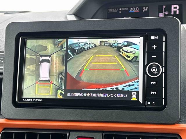 タントファンクロスターボ７インチナビ・パノラマカメラ・ドラレコ装備保証　新車保証・まごころ保証　１年間・走行距離無制限付き・７インチナビ・パノラマカメラ・ドライブレコーダー装備・ＬＥＤヘッドライト装備（東京都）の中古車