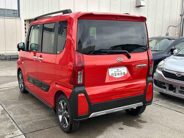 タントファンクロスターボ７インチナビ・パノラマカメラ・ドラレコ装備保証　新車保証・まごころ保証　１年間・走行距離無制限付き・７インチナビ・パノラマカメラ・ドライブレコーダー装備・ＬＥＤヘッドライト装備（東京都）の中古車
