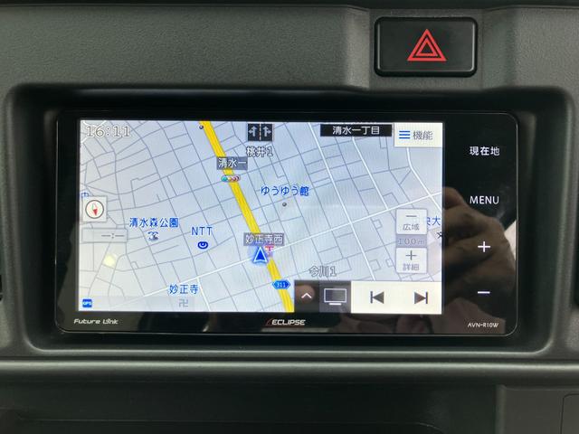ハイゼットカーゴクルーズSAIII 社外7インチナビ、バックカメラ、ETC保証 まごころ保証 1年間・走行距離無制限付き・社外ナビ・バックカメラ・ETC装備・両ドアスライドドア・スマートアシスト装備(東京都)の中古車