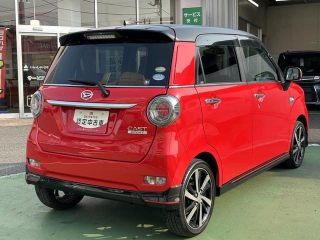 キャストスポーツＳＡII　ブラックルーフ・オーディオレス仕様車保証１年間：距離無制限付・ターボエンジン・運転席シートヒーター・デザインフィルム（ブラック）・フロアマット・サイドバイザー・ナビ対応バックカメラ・ＬＥＤヘッドライト・フォグランプ・車検整備付（東京都）の中古車