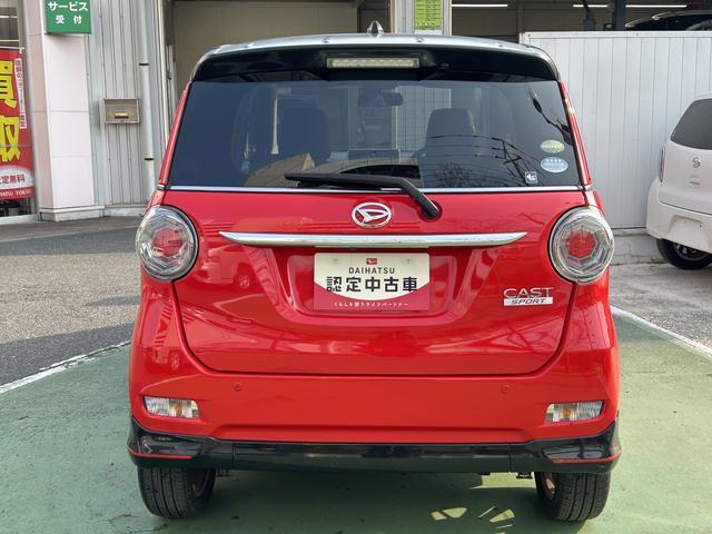 キャストスポーツＳＡII　ブラックルーフ・オーディオレス仕様車保証１年間：距離無制限付・ターボエンジン・運転席シートヒーター・デザインフィルム（ブラック）・フロアマット・サイドバイザー・ナビ対応バックカメラ・ＬＥＤヘッドライト・フォグランプ・車検整備付（東京都）の中古車
