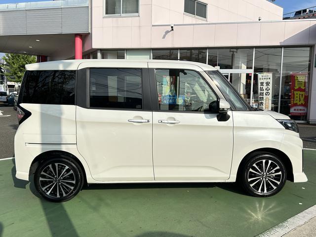 トールカスタムＧ　ターボ　７インチナビ・ドラレコ・ＥＴＣ・Ｂカメラ保証１年間：距離無制限付・純正７インチナビ・ドライブレコーダー（前後）・バックカメラ・ＥＴＣ車載器・両側電動スライドドア・アダプティブクルーズコントロール・ＬＥＤヘッドライト・フォグランプ（東京都）の中古車