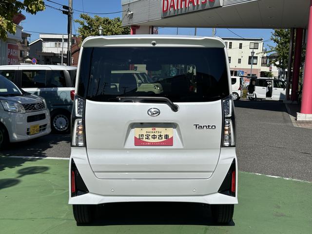 タントカスタムＲＳ保証　新車保証・まごころ保証　１年間・走行距離無制限付き（東京都）の中古車