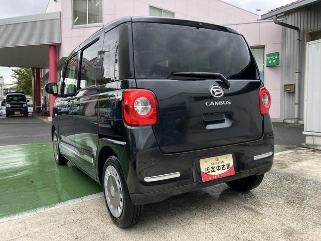 ムーヴキャンバスセオリーＧ　ＬＥＤヘッドランプ　電動パーキングブレーキ保証　新車保証・まごころ保証　１年間・走行距離無制限付き　前席シートヒーター　電動パーキングブレーキ　ＬＥＤヘッドランプ　ＬＥＤフォグランプ　コーナーセンサー　アイドリングストップ（東京都）の中古車