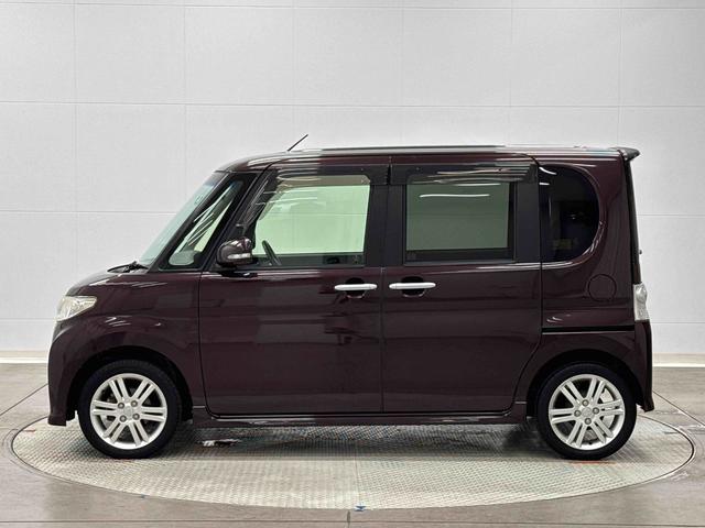 タントカスタムＲＳ　ナビ・電動スライドドア保証　まごころ保証　１年間・走行距離無制限付き・ターボエンジン・ナビゲーション・片側電動スライドドア・キーフリーシステム・フロアマット・サイドバイザー・ディスチャージヘッドライト（東京都）の中古車