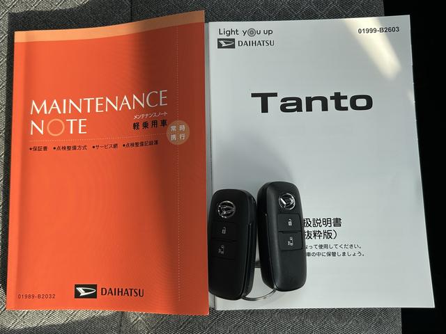 タントＸ　片側電動スライドドア　ＬＥＤヘッドランプ保証　新車保証・まごころ保証　１年間・走行距離無制限付き　片側電動スライドドア　前席シートヒーター　電動パーキングブレーキ　コーナーセンサー　シートバックテーブル　キーフリーシステム（東京都）の中古車