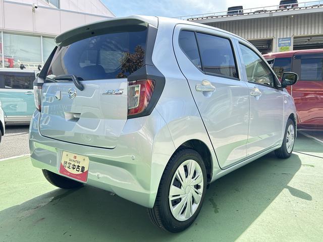 ミライースＸ　ＳＡIII　バックカメラ　ＬＥＤヘッドランプ保証　新車保証・まごころ保証　１年間・走行距離無制限付き　バックカメラ　ＬＥＤヘッドランプ　コーナーセンサー　アイドリングストップ　キーレスエントリー　電動格納ドアミラー　パワーウインドウ（東京都）の中古車