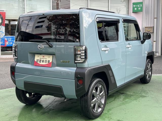 タフトＧターボ・ナビ・バックカメラ・ドライブレコーダー保証　新車保証・まごころ保証　１年間・走行距離無制限付き・社外７インチナビ・バックカメラ・社外ドライブレコーダー・ＥＴＣ車載器・前席左右シートヒーター・サイドエアバッグ・フロアマット・サイドバイザー（東京都）の中古車