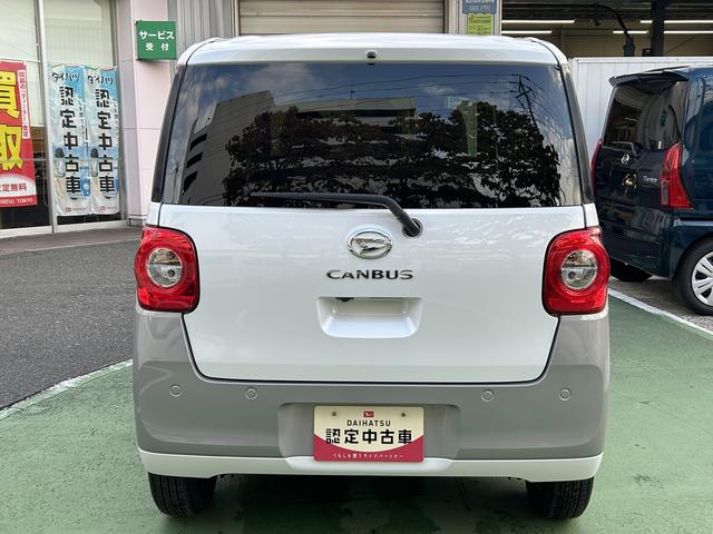 ムーヴキャンバスストライプスＧ・ＣＤオーディオ保証　新車保証・まごころ保証　１年間・走行距離無制限付き・ＣＤオーディオ・ナビ対応パノラマカメラ・両側電動スライドドア・フロアマット・前席左右シートヒーター・運転席シートリフト・サイドエアバッグ（東京都）の中古車