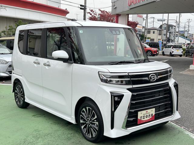 タントカスタムＲＳ　純正ナビ　ＥＴＣ車載器　ドライブレコーダー保証　新車保証・まごころ保証　１年間・走行距離無制限付き　純正７インチナビ　ＥＴＣ車載器　ドライブレコーダー　バックカメラ　ＬＥＤヘッドランプ　キーフリーシステム　前席シートヒーター（東京都）の中古車