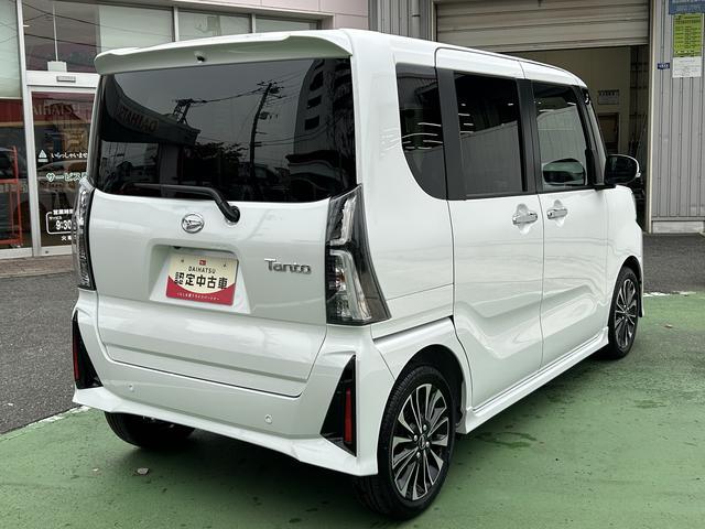 タントカスタムＲＳ　純正ナビ　ＥＴＣ車載器　ドライブレコーダー保証　新車保証・まごころ保証　１年間・走行距離無制限付き　純正７インチナビ　ＥＴＣ車載器　ドライブレコーダー　バックカメラ　ＬＥＤヘッドランプ　キーフリーシステム　前席シートヒーター（東京都）の中古車