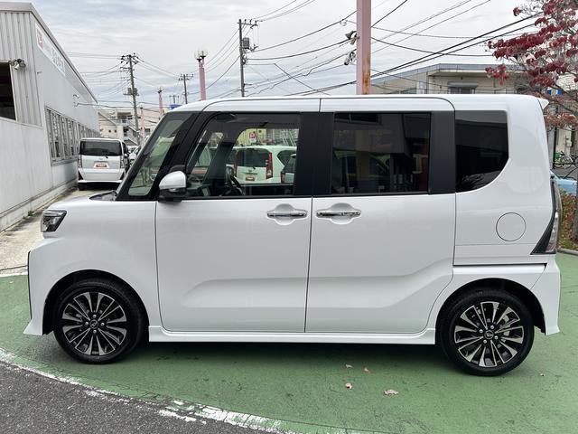 タントカスタムＲＳ　純正ナビ　ＥＴＣ車載器　ドライブレコーダー保証　新車保証・まごころ保証　１年間・走行距離無制限付き　純正７インチナビ　ＥＴＣ車載器　ドライブレコーダー　バックカメラ　ＬＥＤヘッドランプ　キーフリーシステム　前席シートヒーター（東京都）の中古車