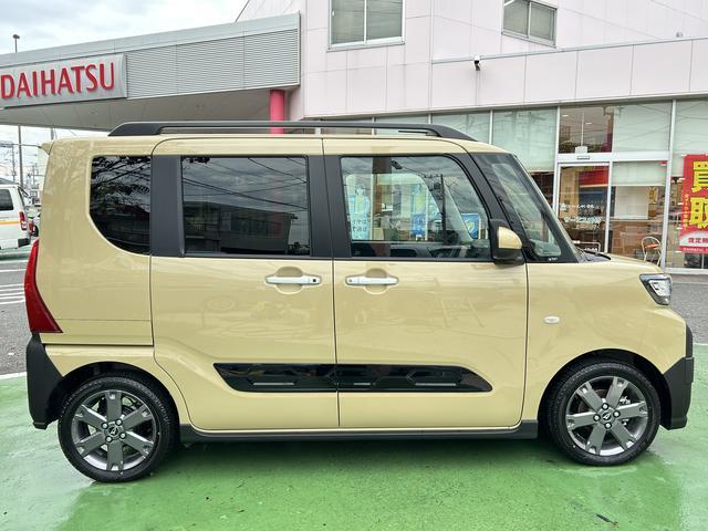 タントファンクロスターボ　純正ナビ　ＥＴＣ　ドライブレコーダー保証　新車保証・まごころ保証　１年間・走行距離無制限付き　純正７インチナビ　ＥＴＣ車載器　ドライブレコーダー　バックカメラ　ＬＥＤヘッドランプ　両側電動スライドドア　電動パーキングブレーキ（東京都）の中古車