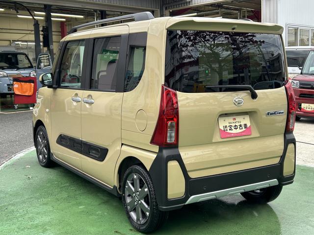 タントファンクロスターボ　純正ナビ　ＥＴＣ　ドライブレコーダー保証　新車保証・まごころ保証　１年間・走行距離無制限付き　純正７インチナビ　ＥＴＣ車載器　ドライブレコーダー　バックカメラ　ＬＥＤヘッドランプ　両側電動スライドドア　電動パーキングブレーキ（東京都）の中古車