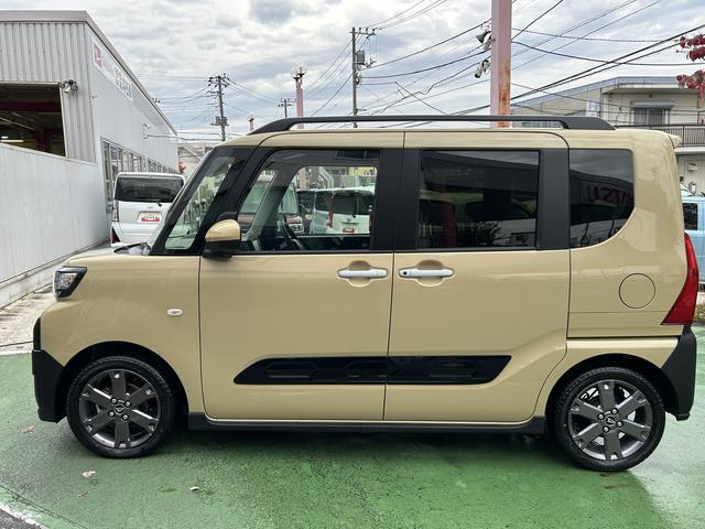 タントファンクロスターボ　純正ナビ　ＥＴＣ　ドライブレコーダー保証　新車保証・まごころ保証　１年間・走行距離無制限付き　純正７インチナビ　ＥＴＣ車載器　ドライブレコーダー　バックカメラ　ＬＥＤヘッドランプ　両側電動スライドドア　電動パーキングブレーキ（東京都）の中古車