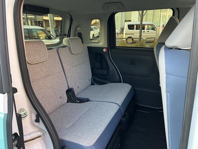 ムーヴキャンバスストライプスＧターボ　ＬＥＤヘッドランプ　キーフリー保証　新車保証・まごころ保証　１年間・走行距離無制限付き　ＬＥＤヘッドランプ　キーフリーシステム　前席シートヒーター　両側電動スライドドア　アイドリングストップ　アダプティブクルーズコントロール（東京都）の中古車