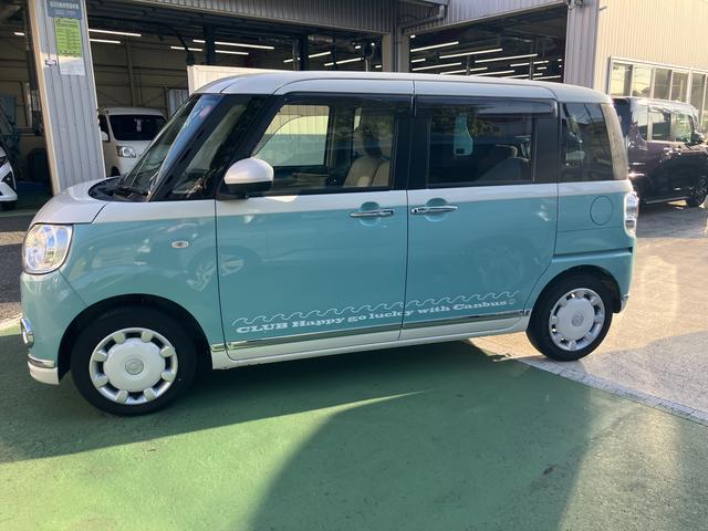 ムーヴキャンバスＧメイクアップＶＳ　ＳＡIII保証　まごころ保証　１年間・走行距離無制限付き・８インチナビ・パノラマカメラ・ドラレコ・ＥＴＣ装備・ＬＥＤヘッドライト装備（東京都）の中古車