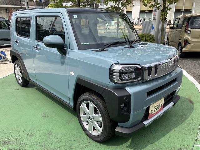タフトＧターボ　クロムベンチャー保証　新車保証・まごころ保証　１年間・走行距離無制限付き・オーディオレス車・パノラマカメラ装備・ＬＥＤヘッドライト装備・ＬＥＤフォグ装備・シートヒーター装備（東京都）の中古車