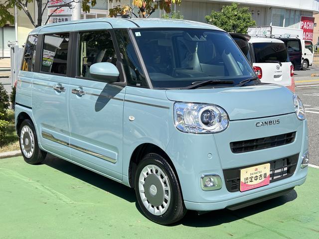 ムーヴキャンバスセオリーＧ　９インチディスプレイオーディオ装備保証　新車保証・まごころ保証　１年間・走行距離無制限付き・９インチディスプレイオーディオ装備・ＬＥＤヘッドライト装備・バックカメラ装備（東京都）の中古車