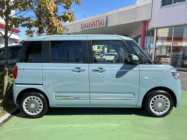 ムーヴキャンバスセオリーＧ　９インチディスプレイオーディオ装備保証　新車保証・まごころ保証　１年間・走行距離無制限付き・９インチディスプレイオーディオ装備・ＬＥＤヘッドライト装備・バックカメラ装備（東京都）の中古車