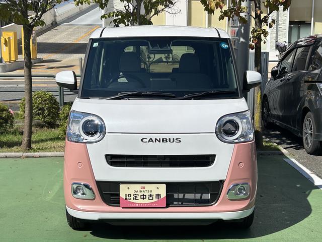ムーヴキャンバスストライプスＧ保証　新車保証・まごころ保証　１年間・走行距離無制限付き・オーディオレス車・ＬＥＤヘッドライト装備・ＬＥＤフォグ装備・シートヒーター装備（東京都）の中古車