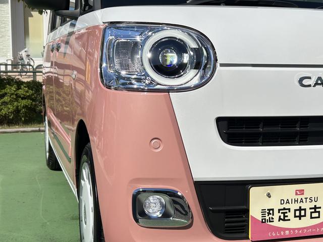 ムーヴキャンバスストライプスＧ保証　新車保証・まごころ保証　１年間・走行距離無制限付き・オーディオレス車・ＬＥＤヘッドライト装備・ＬＥＤフォグ装備・シートヒーター装備（東京都）の中古車