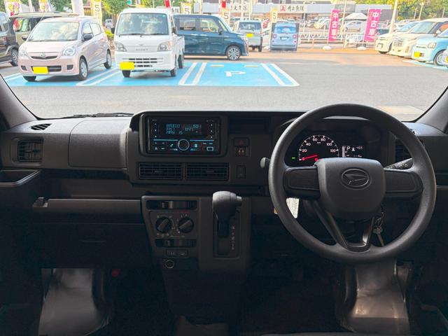 ハイゼットカーゴＤＸ　エアコン　ＢＴ／ＵＳＢチューナー　キーレスサポカーＳワイド適合　エアコン　ＢＴ／ＵＳＢチューナー　誤発進抑制装置　横滑り防止機能　コーナーセンサー　アイドリングストップ　光軸調整ダイヤル　リヤヒーターファンスイッチ　キーレス（神奈川県）の中古車