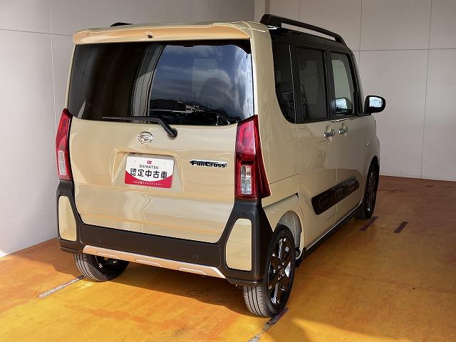 タントファンクロスターボサポカーＳワイド適合　ミラクルオープンドア　両側オートスライドドア　電動パーキングブレーキ　全車速追従機能付ＡＣＣ　ステアリングスイッチ　シートヒーター　コーナーセンサー　ＥＴＣ　Ｐスタート（神奈川県）の中古車