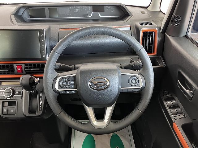 タントファンクロスターボサポカーＳワイド適合　ミラクルオープンドア　両側オートスライドドア　電動パーキングブレーキ　全車速追従機能付ＡＣＣ　ステアリングスイッチ　シートヒーター　コーナーセンサー　ＥＴＣ　Ｐスタート（神奈川県）の中古車