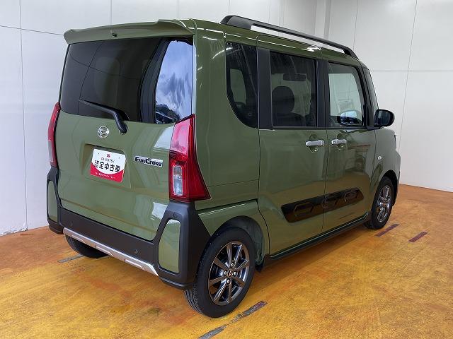 タントファンクロスサポカーＳワイド適合　パノラマモニター対応　ミラクルオープンドア　両側オートスライドドア　電動パーキングブレーキ　ステアリングスイッチ　シートヒーター　コーナーセンサー　Ｐスタート　キーフリー（神奈川県）の中古車