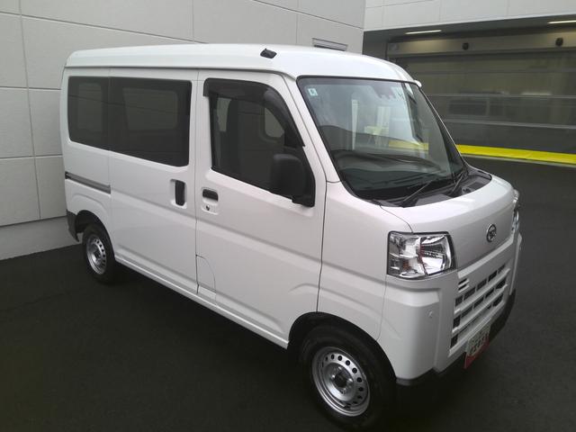 ハイゼットカーゴDXサポカーSワイド適合 三方開 ゴムマット ラジオ エアコン 光軸調整ダイヤル コーナーセンサー アイドリングストップ 横滑り防止機能 誤発進抑制機能 アクセサリーソケット(神奈川県)の中古車