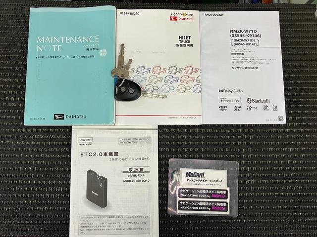 ハイゼットトラックハイルーフＳＡIIIｔ４ＷＤ　スマアシ　三方開　ナビ　エアコン　横滑り防止機能　誤発進抑制機能　コーナーセンサー　光軸調整ダイヤル　ＥＴＣ　パワーウインドウ　Ｂカメラ　キーレス（神奈川県）の中古車
