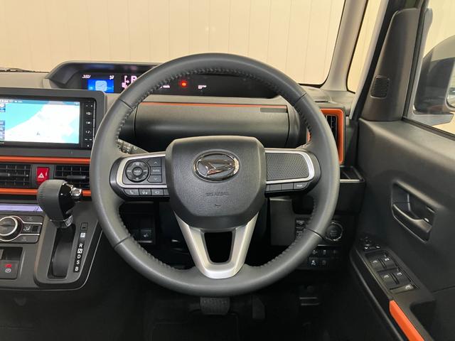 タントファンクロスターボ　ナビ　Ｂカメラ　シートヒーターサポカーＳワイド適合　ミラクルオープンドア　両側オートスライドドア　ナビ　Ｂカメラ　電動パーキングブレーキ　ステアリングスイッチ　シートヒーター　コーナーセンサー　Ｐスタート　キーフリー（神奈川県）の中古車