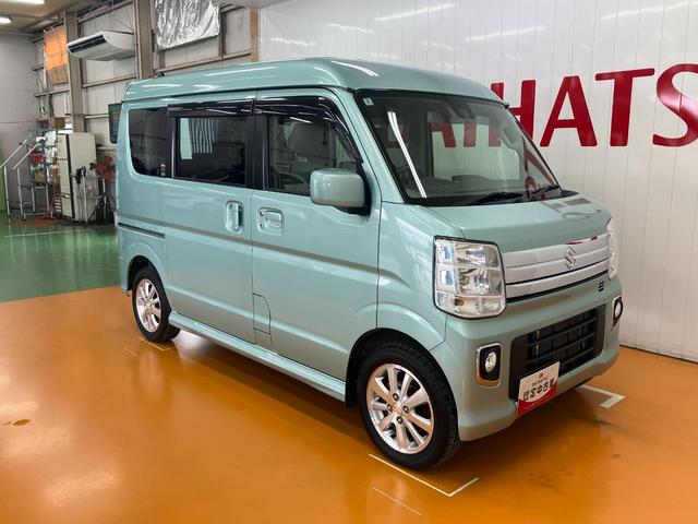 エブリイワゴンＰＺターボ衝突被害軽減ブレーキシステム　Ｂカメラ　片側オートスライドドア　ステアリングスイッチ　リヤファン　Ｐスタート　オートハイビーム　電動格納ミラー　キーフリー（神奈川県）の中古車