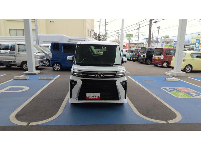 タント 中古車 カスタムＲＳ１０インチ純正カーナビ　前後ドラレコ　パノラマモニター対応　ミラクルオープンドア　両側オートスライドドア　ＵＳＢ接続端子　電動パーキングブレーキ　ステアリングスイッチ　キーフリー