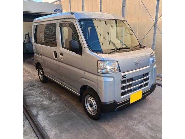 ハイゼットカーゴDXサポカーSワイド適合 ラジオ エアコン アクセサリーソケット コーナーセンサー アイドリングストップ 光軸調整ダイヤル 横滑り防止機能 誤発進抑制機能 パワーウインドウ キーレス(神奈川県)の中古車