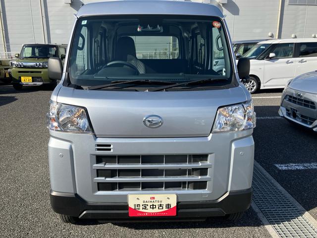 ハイゼットカーゴデラックス衝突被害軽減ブレーキ　コーナーセンサー　オートライト　プライバシーガラス　フロントパワーウィンドウ　オーバーヘッドシェルフ　スピーカー一体型ＡＭ・ＦＭラジオ　キーレスエントリー　アイドリングストップ（千葉県）の中古車