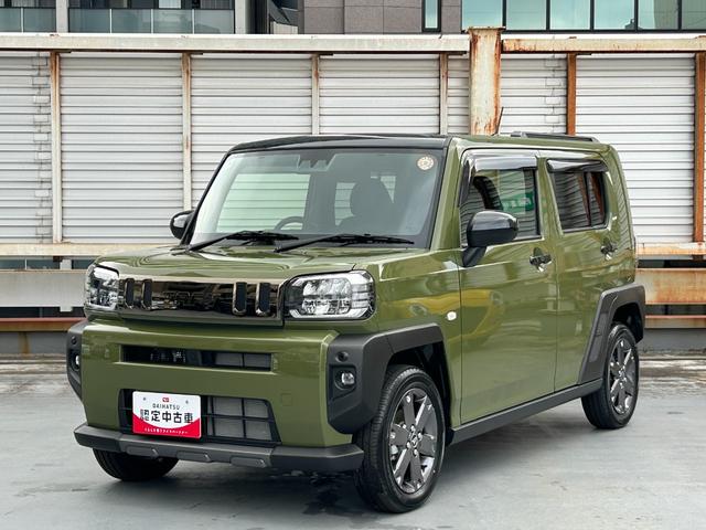 タフトGターボ ダーククロムベンチャー保証 新車保証・まごころ保証 1年間・走行距離無制限付き・アダプティブクルーズコントロール付き・LEDヘッドライト装備・オートエアコン・電動格納ミラー装備(東京都)の中古車