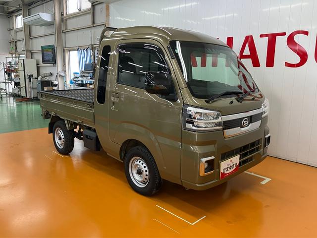 ハイゼットトラックジャンボエクストラ４ＷＤ　サポカーＳワイド適合　ドラレコ　三方開　ゴムマット　ラジオ　エアコン　光軸調整ダイヤル　コーナーセンサー　アイドリングストップ　横滑り防止機能　誤発進抑制機能　アクセサリーソケット（神奈川県）の中古車