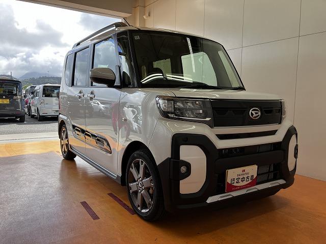 タントファンクロスターボ　ｅｃｏ　ＩＤＬＥ非装着車サポカーＳワイド適合　ミラクルオープンドア　両側オートスライドドア　Ｂカメラ　電動パーキングブレーキ　ステアリングスイッチ　シートヒーター　コーナーセンサー　ＵＳＢ接続端子　Ｐスタート　キーフリー（神奈川県）の中古車