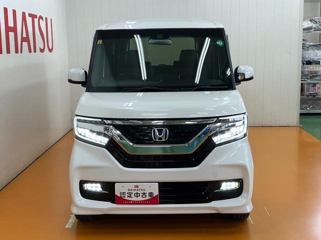 N−BOXカスタムG・Lターボホンダセンシング衝突被害軽減ブレーキシステム 両側オートスライドドア Bカメラ ステアリングスイッチ クルーズコントロール USB接続端子 ETC Pスタート レーンアシスト パドルシフト キーフリー(神奈川県)の中古車